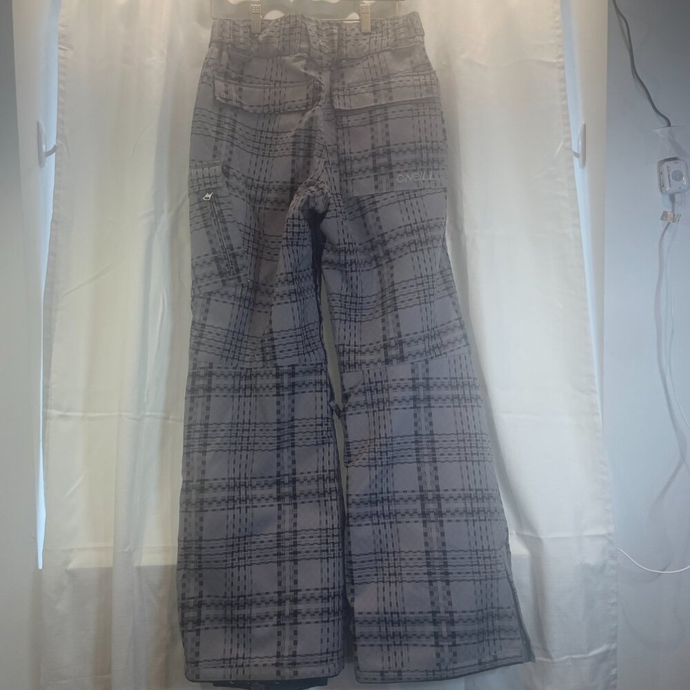 PA7011- O’Neill Freedom Series Snow Pants  Ultratech 5000  Gray Plaid Medium - Picture 8 of 10